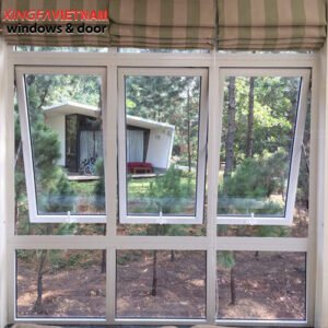 Cửa Sổ Mở Hất 3 Cánh Nhôm Xingfa