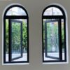 Cửa Sổ Uốn Vòm 1 Cánh Nhôm Xingfa