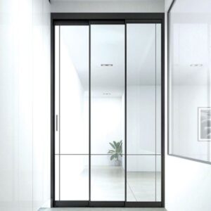 Cửa nhôm Slim Cover 3 cánh lùa qua lại không rung lắc