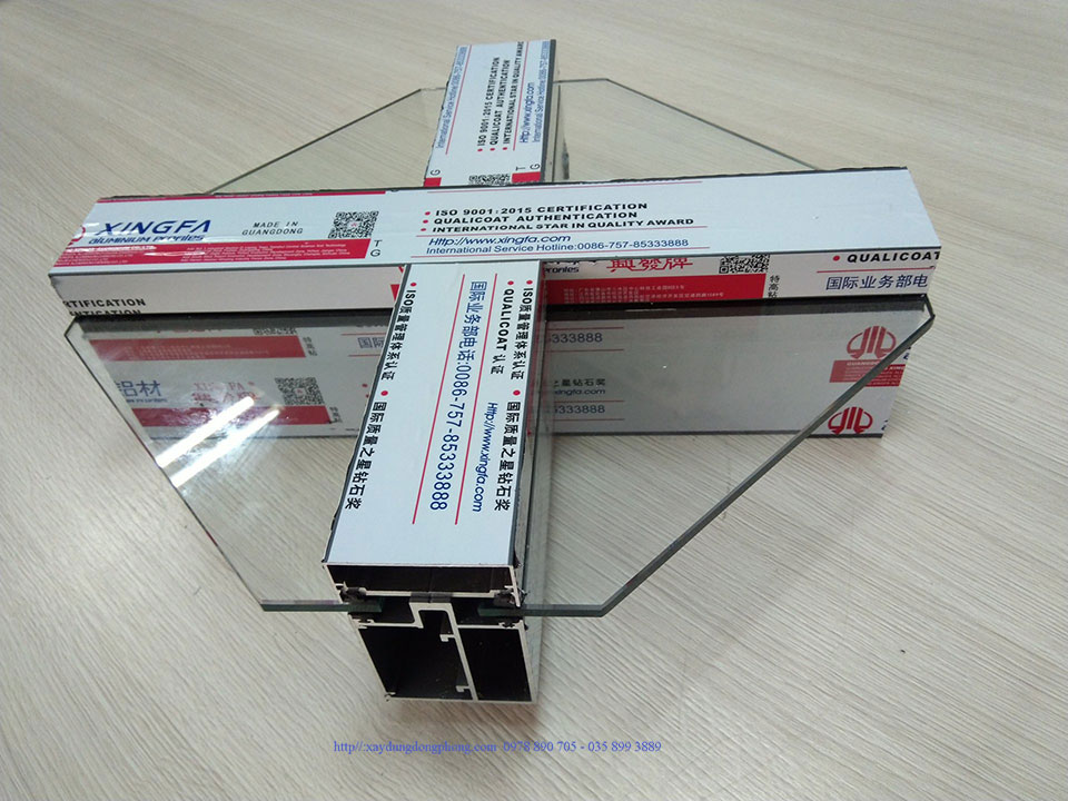 Vách Mặt Dựng Lộ Đố Nhôm Xingfa Hệ 65 - Ảnh 5